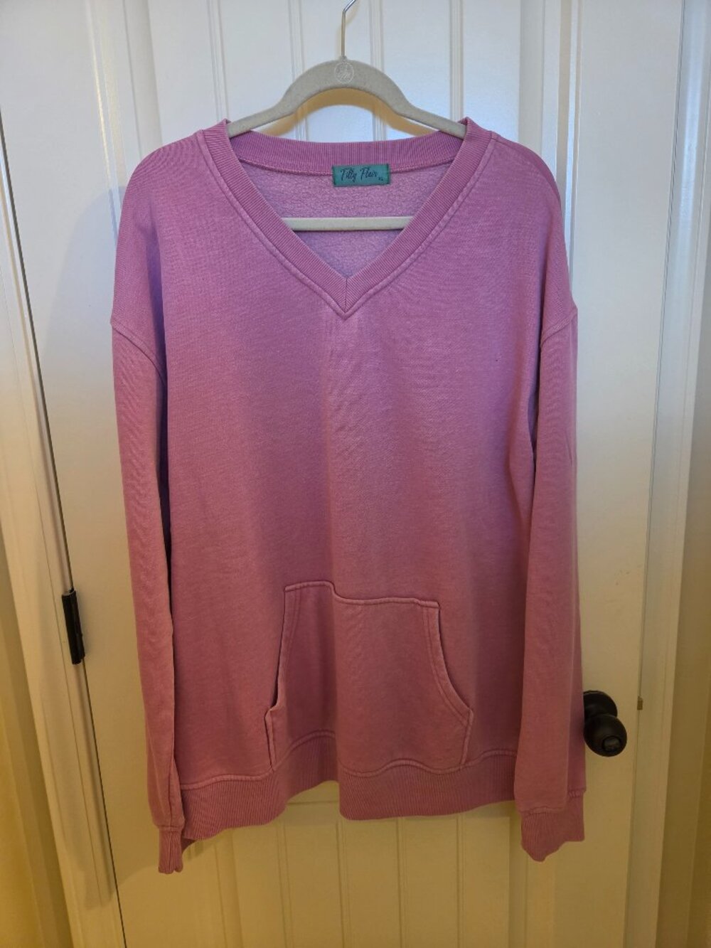 Filly Flair Cozy Campfire V-Neck Sweatshirt - XL